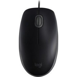 Mouse Logitech M110, Ambidextro, Óptico, USB tipo A, 1000 DPI, Negro, Grafito