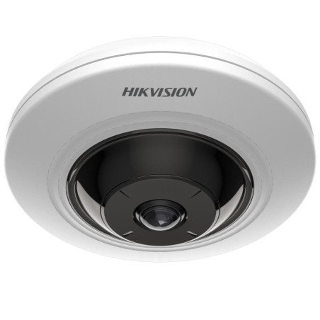 Mini Fisheye IP 5 Megapixel, Panorámica 180° - 360°, 8 mts IR, Interio