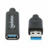 Manhattan 153737 cable USB 5 m USB 3.2 Gen 1 (3.1 Gen 1) USB A Negro