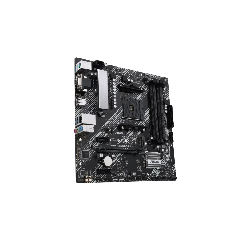 Tarjeta madre ASUS PRIME A520M-A II/CSM, AMD, Zócalo AM4, AMD Ryzen™ 3, AMD Ryzen™ 5, DDR4-SDRAM, 128 GB, DIMM