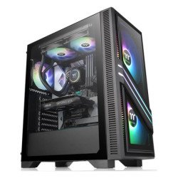 Gabinete THERMALTAKE Versa T25 TG - Gabinete, Mini ITX hasta ATX, Negr