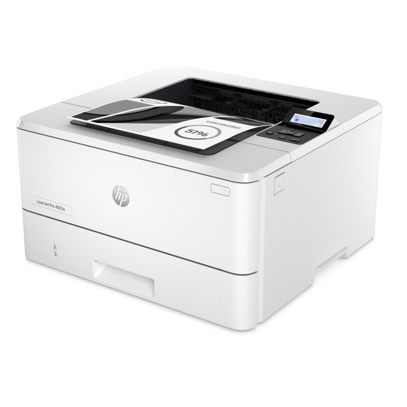 HP LaserJet Pro Impresora 4003n, Impresión, Rápidas velocidades de impresión de la primera página Tamaño compacto Consumo
