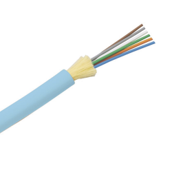 Cable de fibra óptica de 6 hilos, multimodo om4 50/125 optimizada, interior, tight buffer 900um, no conductiva (dieléctrica), o