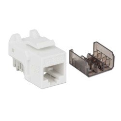 Jack keystone Cat6a fastpunch UTP, blanco