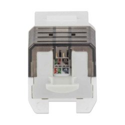 Jack keystone Cat6a fastpunch UTP, blanco