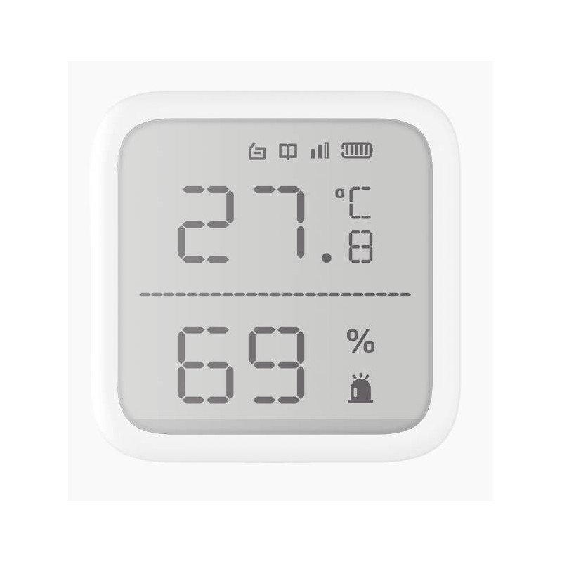 detector de temperatura y detector de humedad inalámbrico, 2.7" de tam