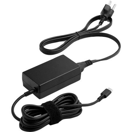 Cargador HP Adaptador de CA USB-C LC de 65 W, Portátil, Interior, CA a CC, Negro