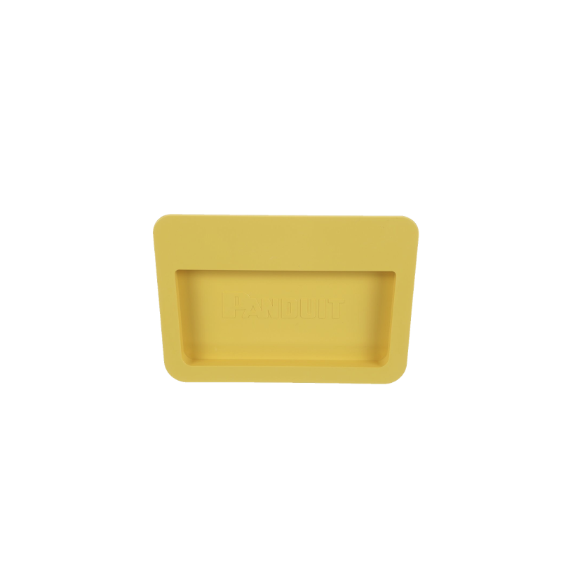 Tapa final para canaletas fiberrunner 6x4, de instalación a presión, color amarillo Tapa final para canaletas fiberrunner 6x4, de instalación a presión, color amarillo