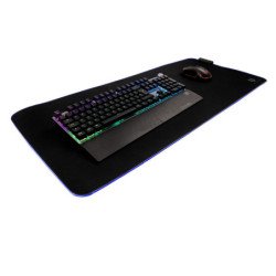 Mouse pad gamer Balam Rush-Acteck, iluminación RGB, textura antiderrap