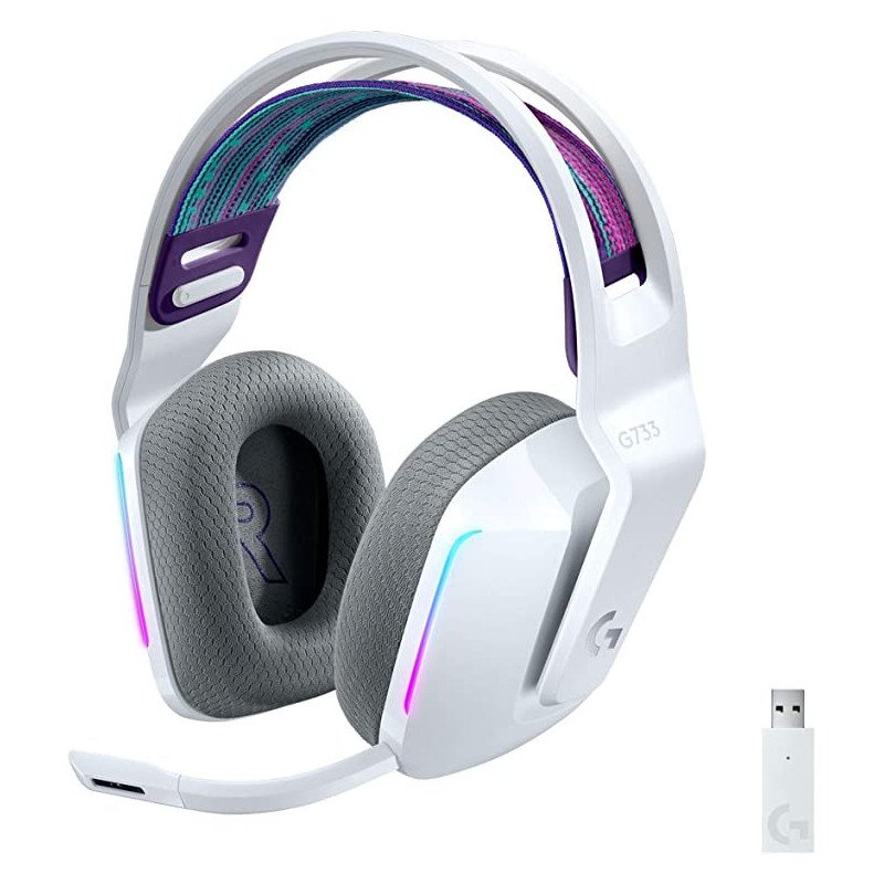 Diadema Logitech G733 - blanco