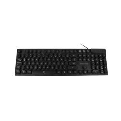 Teclado alámbrico round USB Perfect Choice negro