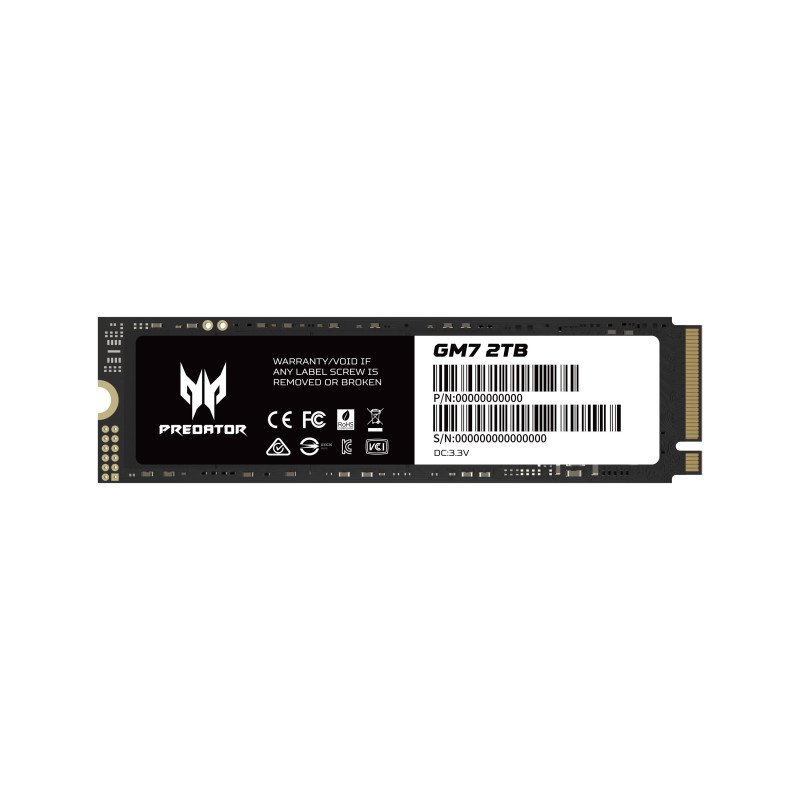 Acer Predator GM7 M.2 2 TB PCI Express 4.0 NVMe