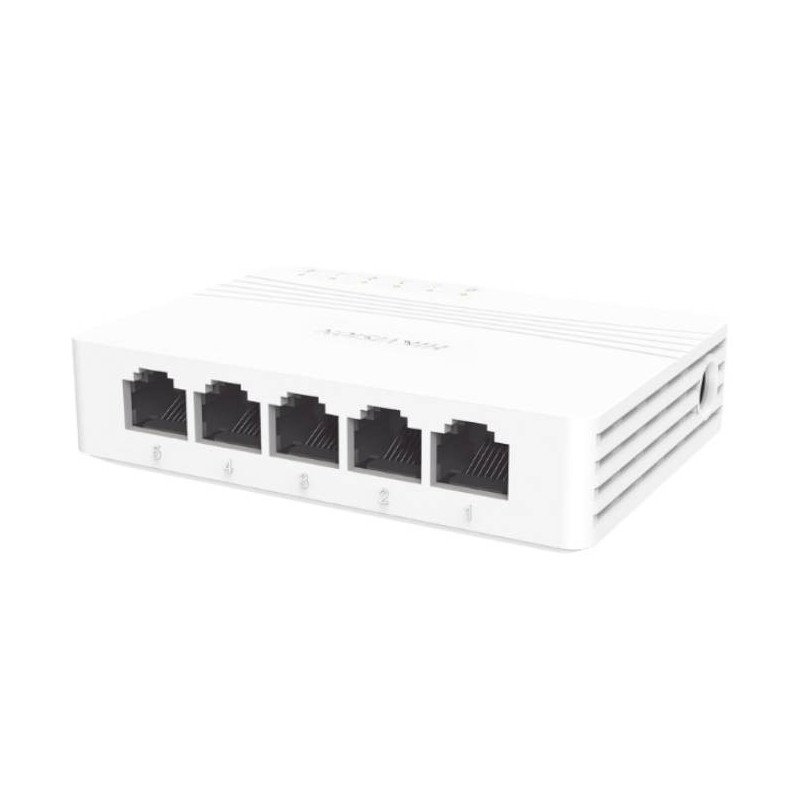 Switch de Escritorio de 5 puertos 10/100/1000 Mbps
