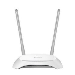 Router inalámbrico TP-Link WISP 300mbps 802.11n/g/b 4 puertos LAN 10/100 1 puerto WAN 10/100 2 antenas fijas externas (software