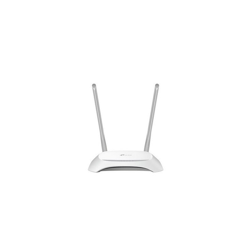 Router inalámbrico TP-Link WISP 300mbps 802.11n/g/b 4 puertos LAN 10/100 1 puerto WAN 10/100 2 antenas fijas externas (software
