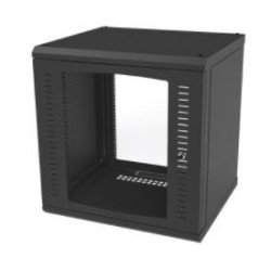 Gabinete para Montaje en Pared Cuerpo Fijo con Rack 19" de 12 Unidades