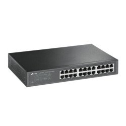 Switch TP-Link 24 puertos RJ45 10/100/1000 no administrable con auto mdi/mdi para escritorio o rack 13 pulgadas
