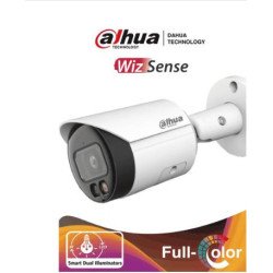 Dahua Technology WizSense IPC-HFW2449S-S-IL Bala Cámara de seguridad IP Interior y exterior 2688 x 1520 Pixeles Techo/pared