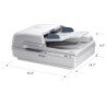 Scanner cama plana DS6500. 8.5x14. Con alimentador de formas. pto. USB