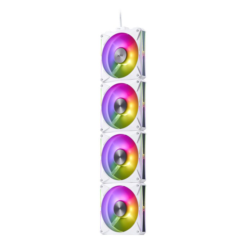 copia de Kit de 4 Ventiladores Magneticos XPG Hurricane Mag RGB, 120mm, RGB, Negro