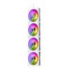 copia de Kit de 4 Ventiladores Magneticos XPG Hurricane Mag RGB, 120mm, RGB, Negro