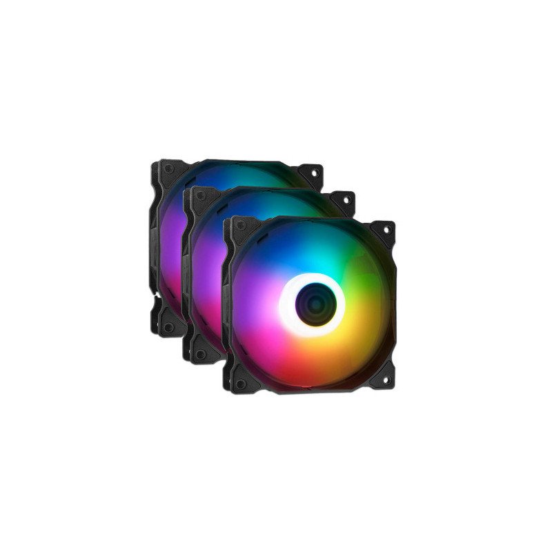 copia de Kit de 4 Ventiladores Magneticos XPG Hurricane Mag RGB, 120mm, RGB, Blanco
