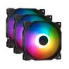 copia de Kit de 4 Ventiladores Magneticos XPG Hurricane Mag RGB, 120mm, RGB, Blanco