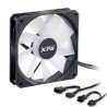 copia de copia de copia de copia de copia de Kit 3 Ventiladores Thermaltake VENTO 120 ARGB PWM 120mm Negro