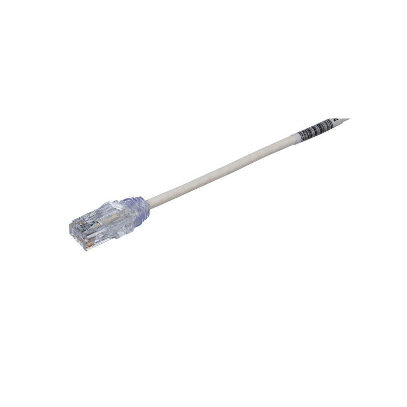 Patch cord delgado cat.6, (25ft) blanco