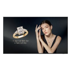 Pantalla plana publicitaria Samsung QH115F-X, de señalización digital, 2.92 m (115"), LCD, 3840 x 2160 Pixeles, Wifi, 24/7