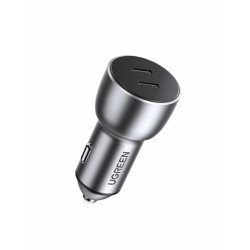 Cargador Ugreen 70594, Auto, tipo Encendedor de cigarros, Gris
