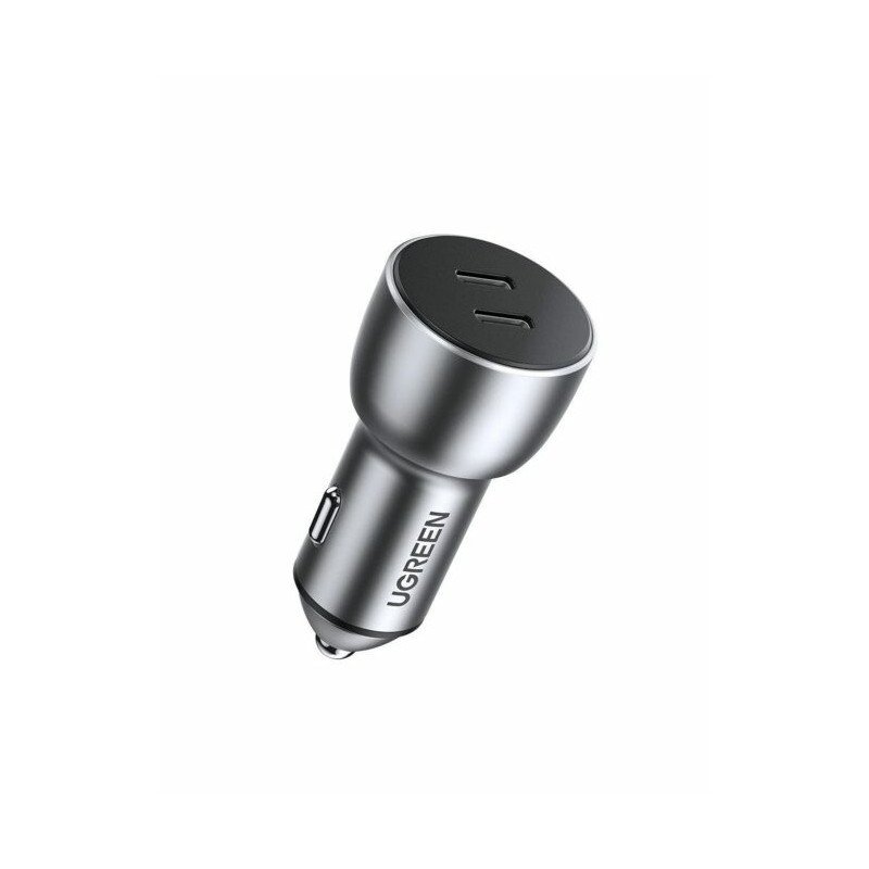 Cargador Ugreen 70594, Auto, tipo Encendedor de cigarros, Gris