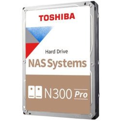 Disco duro interno Toshiba n300 pro 20 TB 3.5" NAS SATA 7200 RPM 512 MB (hdwg62axzstb)