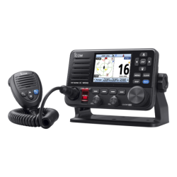 Radio móvil marino VHF clase d, con pantalla a color de 3.5", administ
