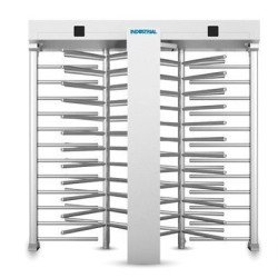 Torniquete doble, cuerpo completo, interior/exterior, 100% Acero inoxidable, acabado de lujo, alto tráfico