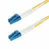 CABLE DE FIBRA OPTICA LC A LC UPC OS2 MONOMODO DE 30M