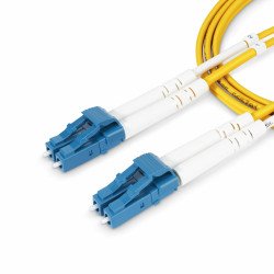 CABLE DE FIBRA OPTICA LC A LC UPC OS2 MONOMODO DE 30M