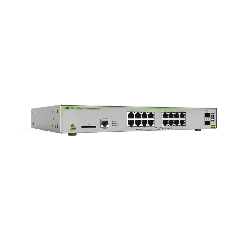 Switch Poe+ administrable capa 3, 16 puertos 10/100/1000 Mbps + 2 SFP gigabit, 247 w Switch Poe+ administrable capa 3, 16 puertos 10/100/1000 Mbps + 2 SFP gigabit, 247 w