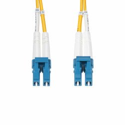 CABLE DE FIBRA OPTICA LC A LC UPC OS2 MONOMODO DE 10M