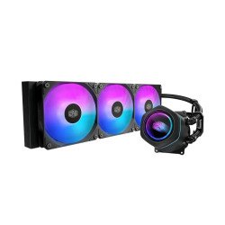 Disipador de enfriamiento Liquido Cooler Master Masterliquid serie Core nex 360, ARGB, negro, gamer