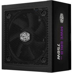 Fuente de poder Cooler Master 750w MWE v3 ATX 3.1, 80plus Gold certificada, no modular, gamer