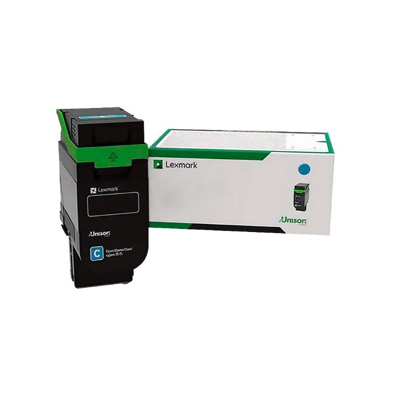 Tóner Lexmark Rendimiento De 11700 Páginas Color Cian Para Cs632/Cx635