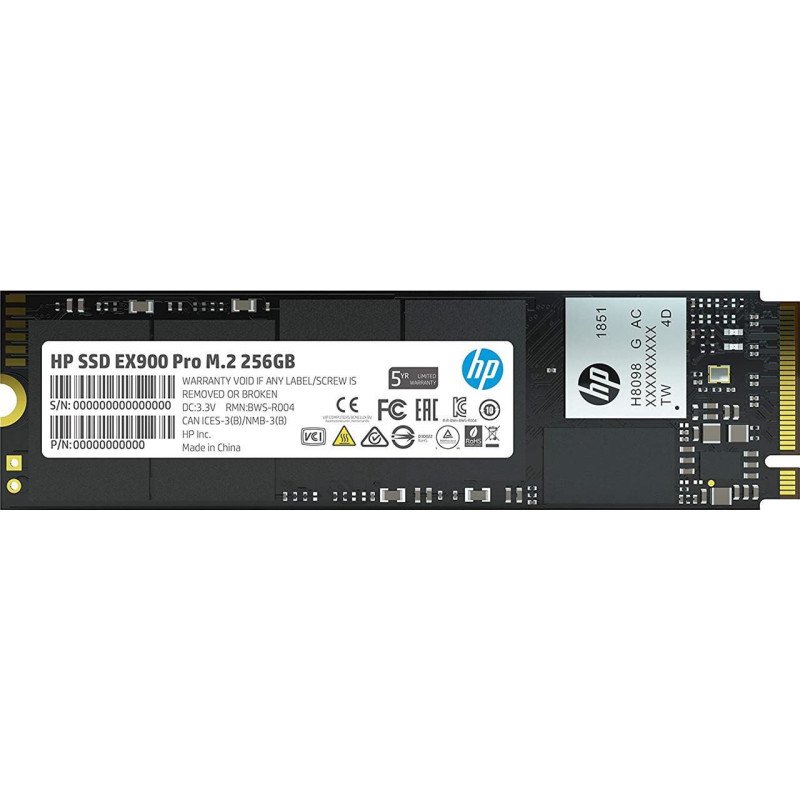 HP EX900 Pro M.2 256GB PCI Express 3.0 NVMe 3D NAND