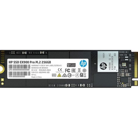 HP EX900 Pro M.2 256GB PCI Express 3.0 NVMe 3D NAND