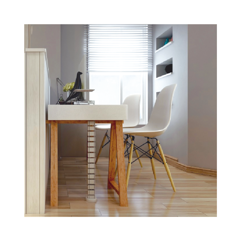 Organizador de cables vertical articulado, ideal para llevar los cables del  piso a mesa o a la
