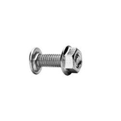 Charofil. Tornillo y tuerca mm, francés, electrozincada.