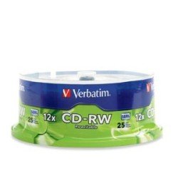 CD-RW Regrabable 80Min 700MB Campana con 25 discos
