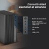 Gabinete Mini Torre PERFORMANCE MINI III GI210M ACTECK Factor Micro ATX- Mini ITX