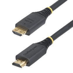 Cable HDMI de Alta Velocidad de 5m, Conectores de Agarre, 4K60Hz, UHD, 18 GBps, Cable HDMI, Recubrimiento TPE, Cable for Disposi