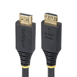 Cable HDMI de Alta Velocidad de 3m, Conectores de Agarre, 4K60Hz, UHD, 18 GBps, Cable HDMI, Recubrimiento TPE, Cable for Disposi